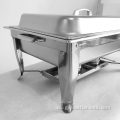 Buffetware Chafer Chafing Dish Buffet aus Edelstahl